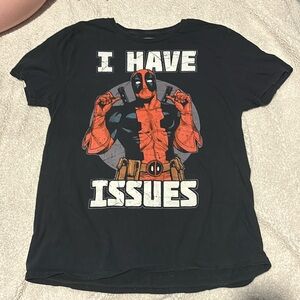 Deadpool t shirt only worn a couple times good condition, large.